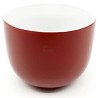 Jumbo Tasse aus roter Keramik mit Brezel aus dem Elsass