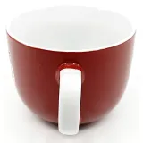 Mug Jumbo en Céramique rouge avec Bretzel d'Alsace