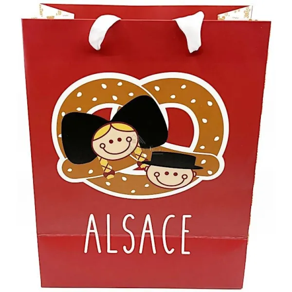 Geschenktüte Elsässer Bretzel Größe S