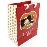Sac Cadeau décor Alsace Bretzel taille S