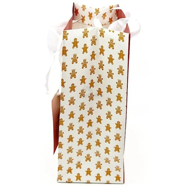 Sac Cadeau décor Alsace Bretzel taille S