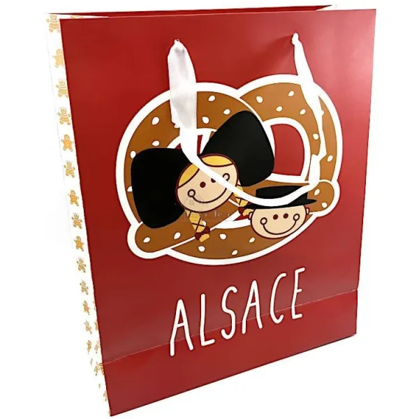 Geschenktüte Elsässer Bretzel Größe M
