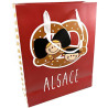 Sac Cadeau décor Alsace Bretzel taille M