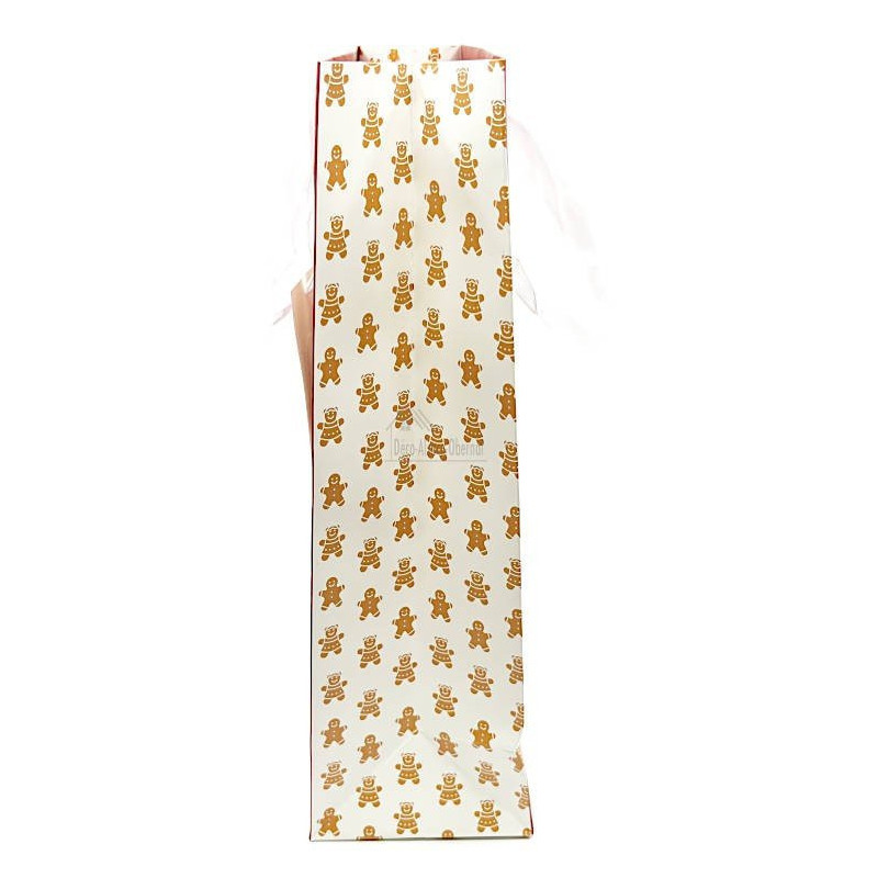 Sac Cadeau décor Alsace Bretzel taille M