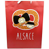 Sac Cadeau décor Alsace Bretzel taille L
