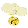 Broche Pins Fantaisie dorée Bonhomme en Pain d'Epices