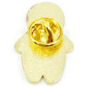 Broche Pins Fantaisie dorée Bonhomme en Pain d'Epices
