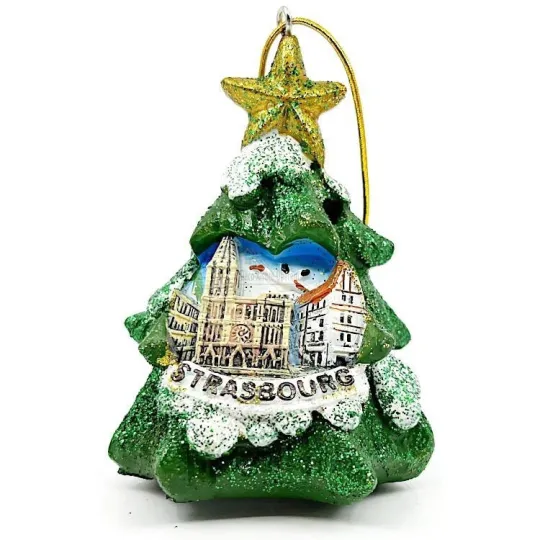 Sapin de Noël avec Led Strasbourg à suspendre