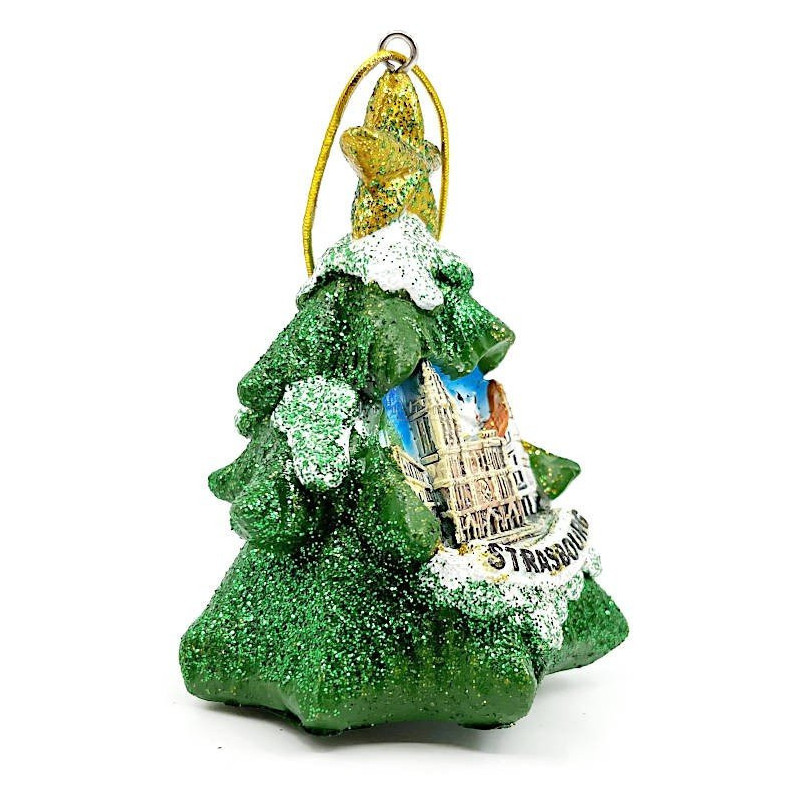 Sapin de Noël avec Led Strasbourg à suspendre