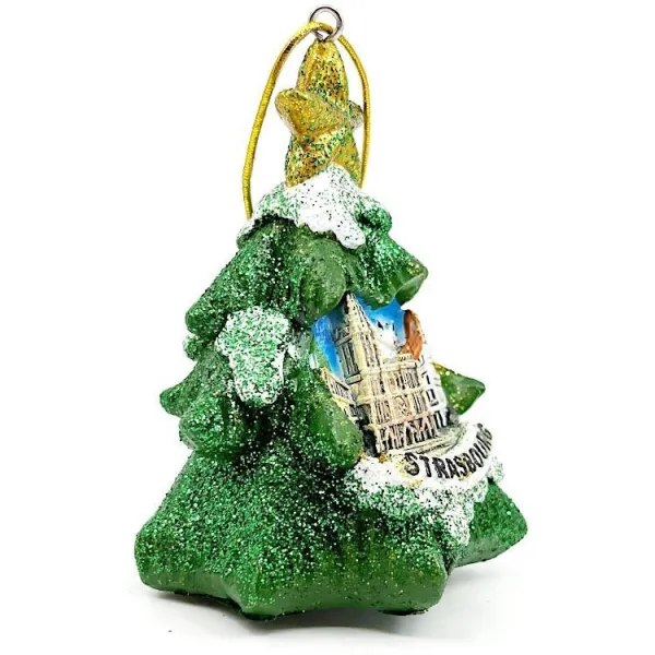 Sapin de Noël avec Led Strasbourg à suspendre