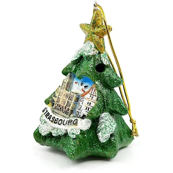 Sapin de Noël avec Led Strasbourg à suspendre