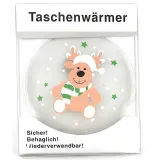 Taschenwärmer Rentier Dekor