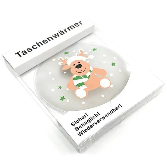 Handwarmers met rendier decoratie