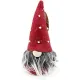 Gnome rouge avec Chapeau à pois blanc 15 cm
