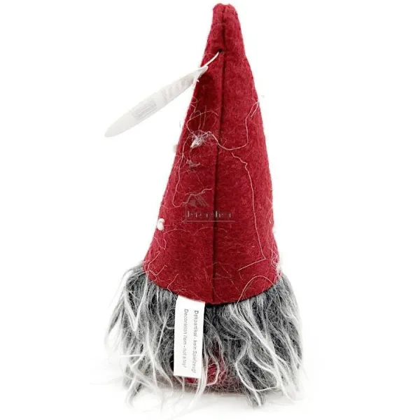 Red Gnome with White Dot Hat 15 cm