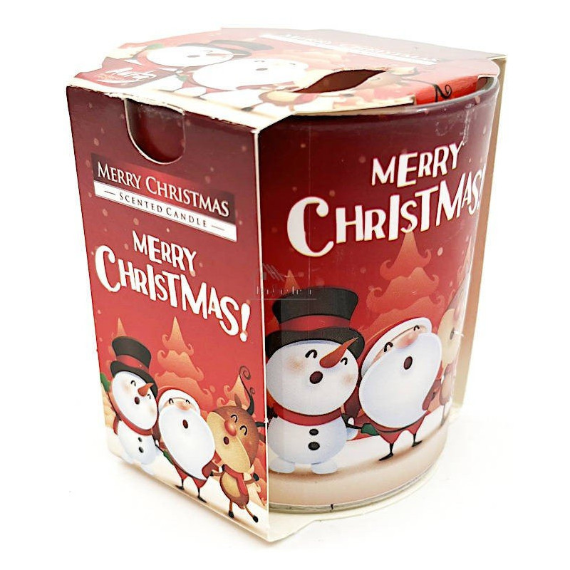 Bougie de Noël parfumée Merry Christmas