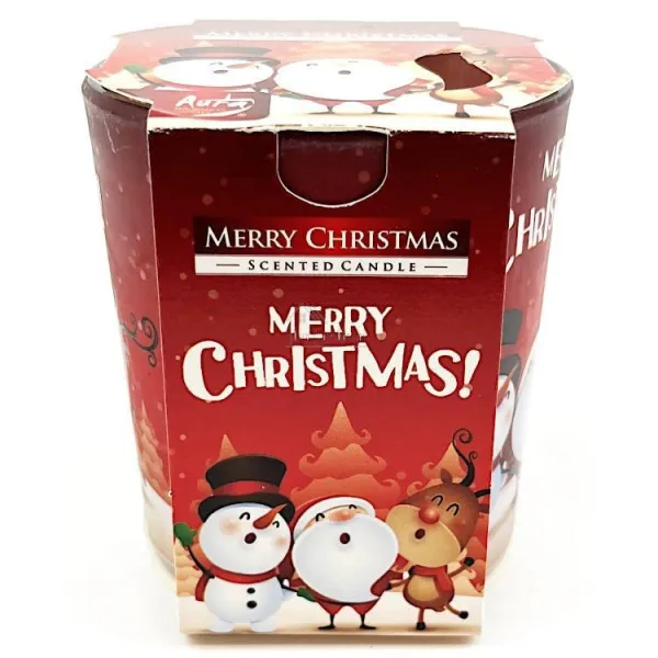 Bougie de Noël parfumée Merry Christmas