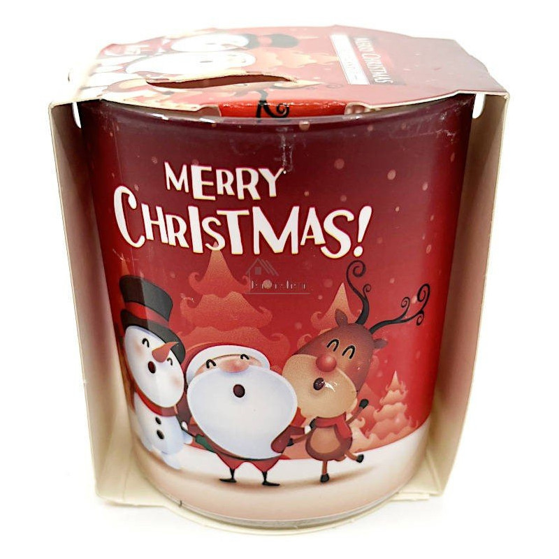 Bougie de Noël parfumée Merry Christmas
