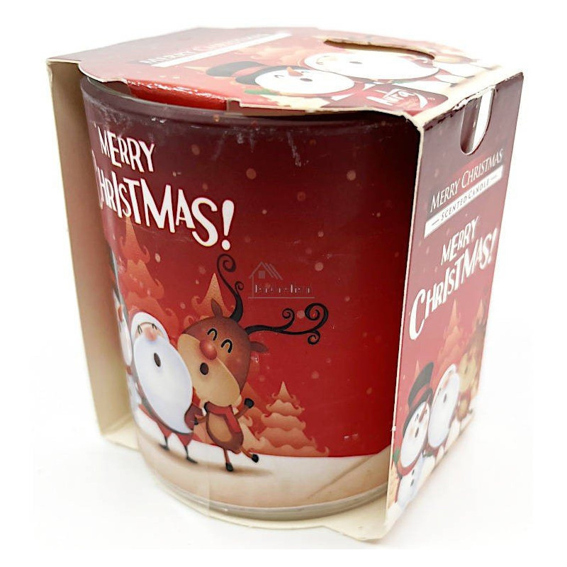 Bougie de Noël parfumée Merry Christmas