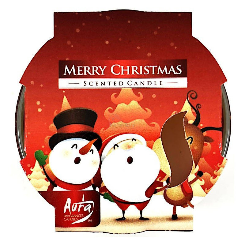 Bougie de Noël parfumée Merry Christmas