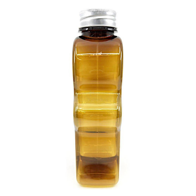 Bernsteinfarbene leere Flasche in Form eines Lebkuchenmännchens 500 ml