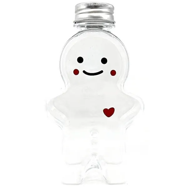 Leere Flasche in Form eines Lebkuchenmännchens 500 ml