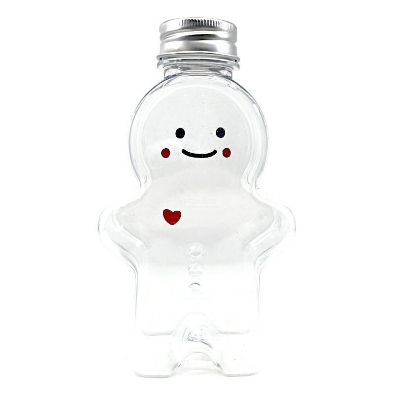 Bouteille vide forme Bonhomme en Pain d'Epices 500 ml