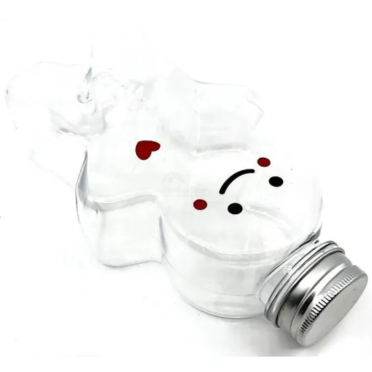 Bouteille vide forme Bonhomme en Pain d'Epices 500 ml