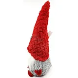 Big grey Gnome him with red hat 38 cm