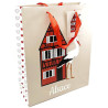 Sac Cadeau décor Maison et Cigognes d'Alsace taille M