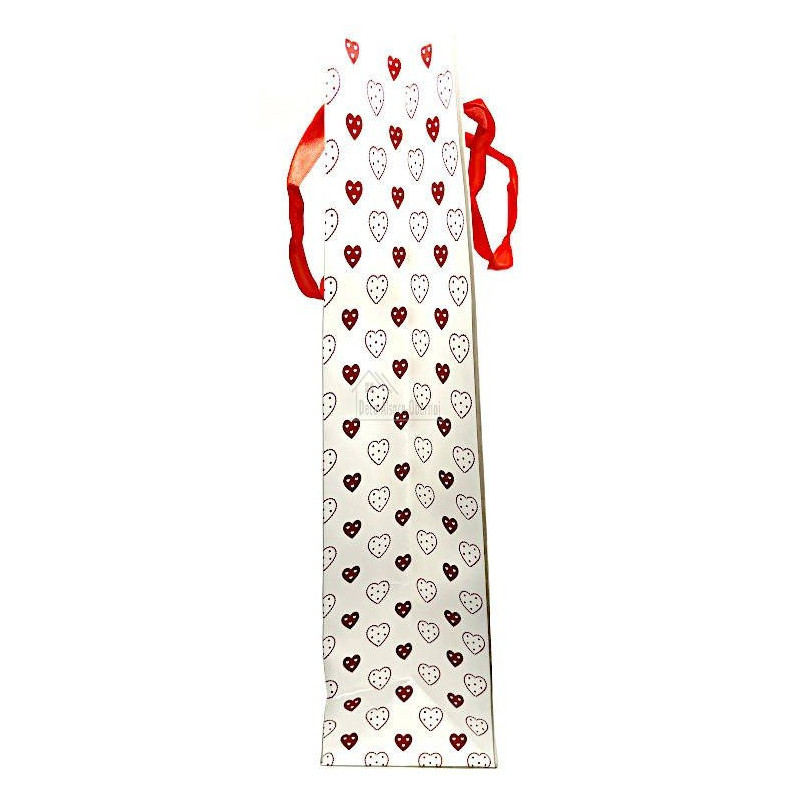 Sac Cadeau décor Maison et Cigognes d'Alsace taille L