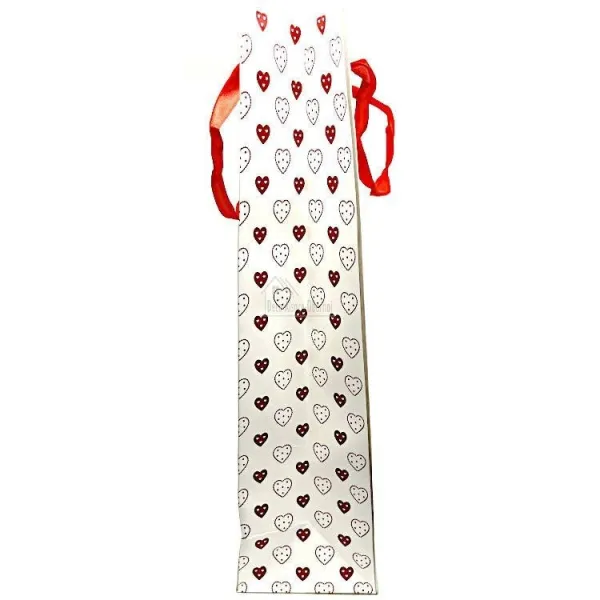 Sac Cadeau décor Maison et Cigognes d'Alsace taille L