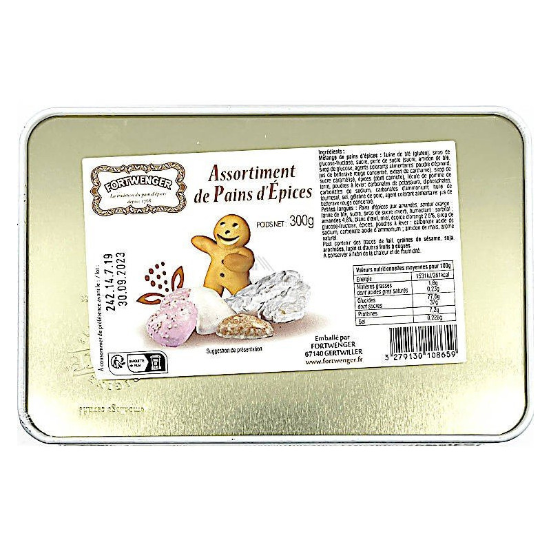 Zuckerdose Hansi garniert mit Lebkuchen 300 gr