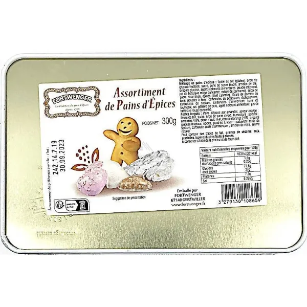 Zuckerdose Hansi garniert mit Lebkuchen 300 gr