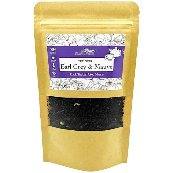 Schwarzer Tee Earl Grey Malvenblüten