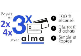 Paiement en 2 fois avec Alma