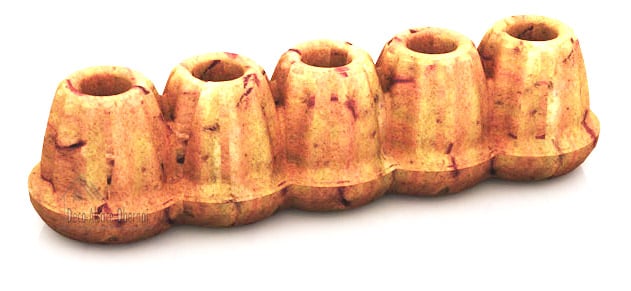 Mini-Kougelhopf après démoulage