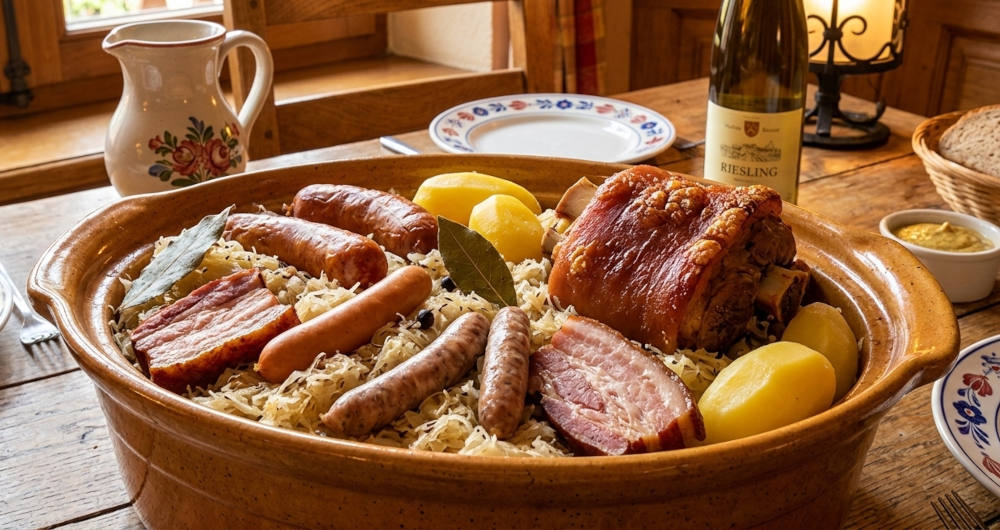 Servez une délicieuse Choucroute Alsacienne