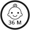 Ne conviens pas aux enfants de -36 mois