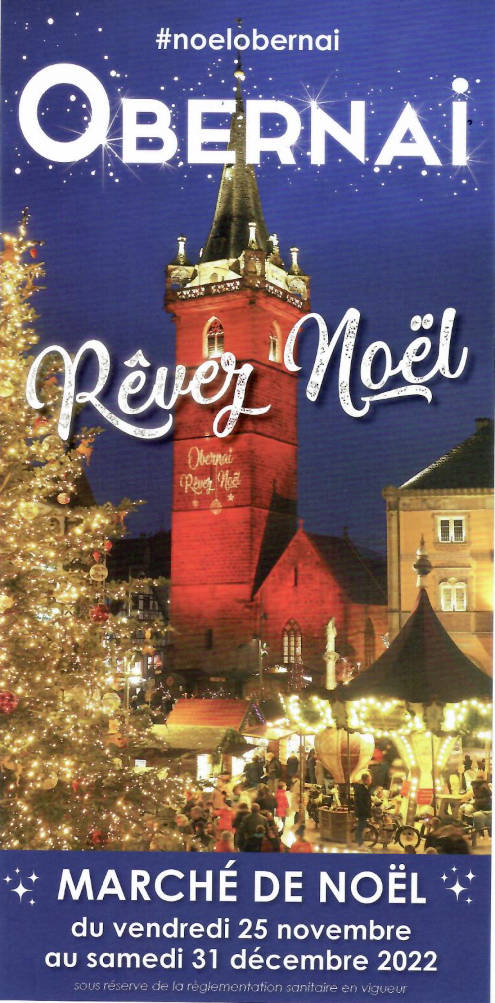Marché de Noël de la Gastronomie et de l'Artisanat à Obernai 2022