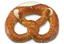 Rezept für eine elsässische Brezel mit Speck überbacken