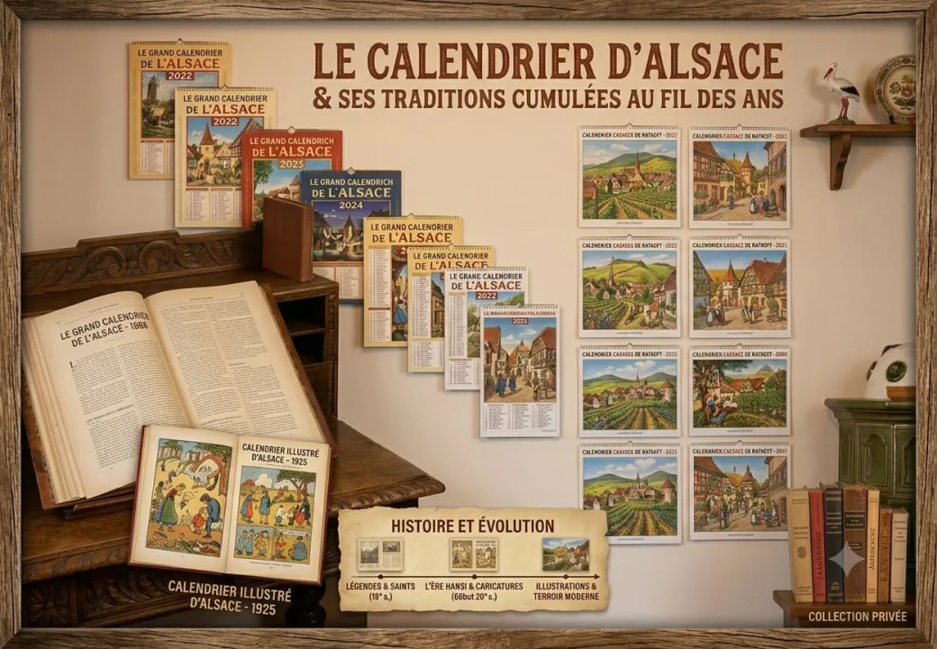 Elsässische Kalender - Eine Tradition durch die Monate
