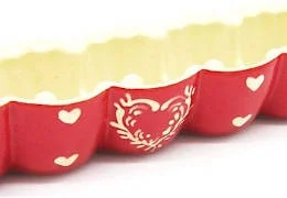 Soufflenheim Mini Kougelhopf mould decorated with hearts