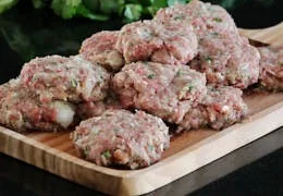 Alsatian recipe for Fleischkiechle (Meatcakes)
