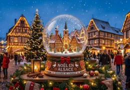 The Alsatian Snow Globe