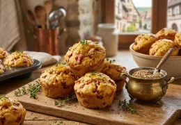Recept Aperitief Muffins met Biermosterd
