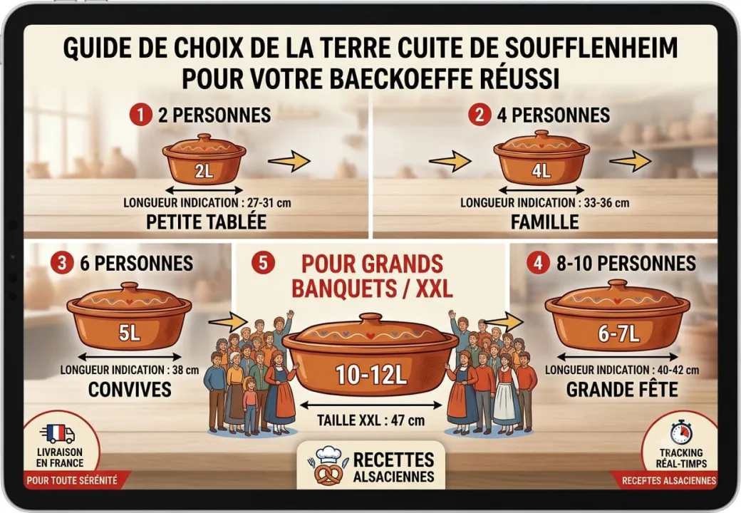 Welke Maat Baeckeoffe-Terrine Kiezen? - Complete Gids Soufflenheim Aardewerk