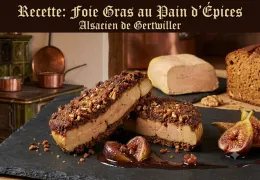 Recept van Gebakken Foie Gras in Peperkoekkorst