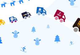 Parcel delivery at the end of the year