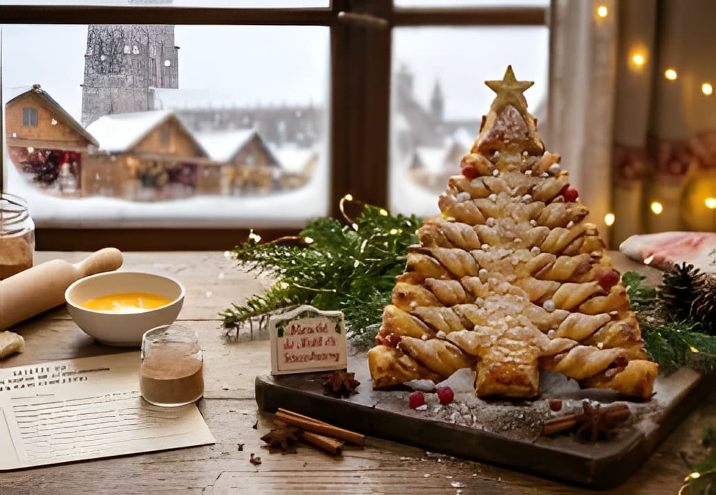 Recette du Grand Sapin de Strasbourg en Pâte Feuilletée